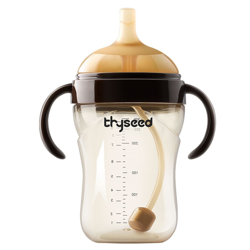 thyseed 世喜 婴儿学饮杯6个月+宝鸭嘴杯PPSU喝水奶瓶牛奶吸管杯300ml 156元