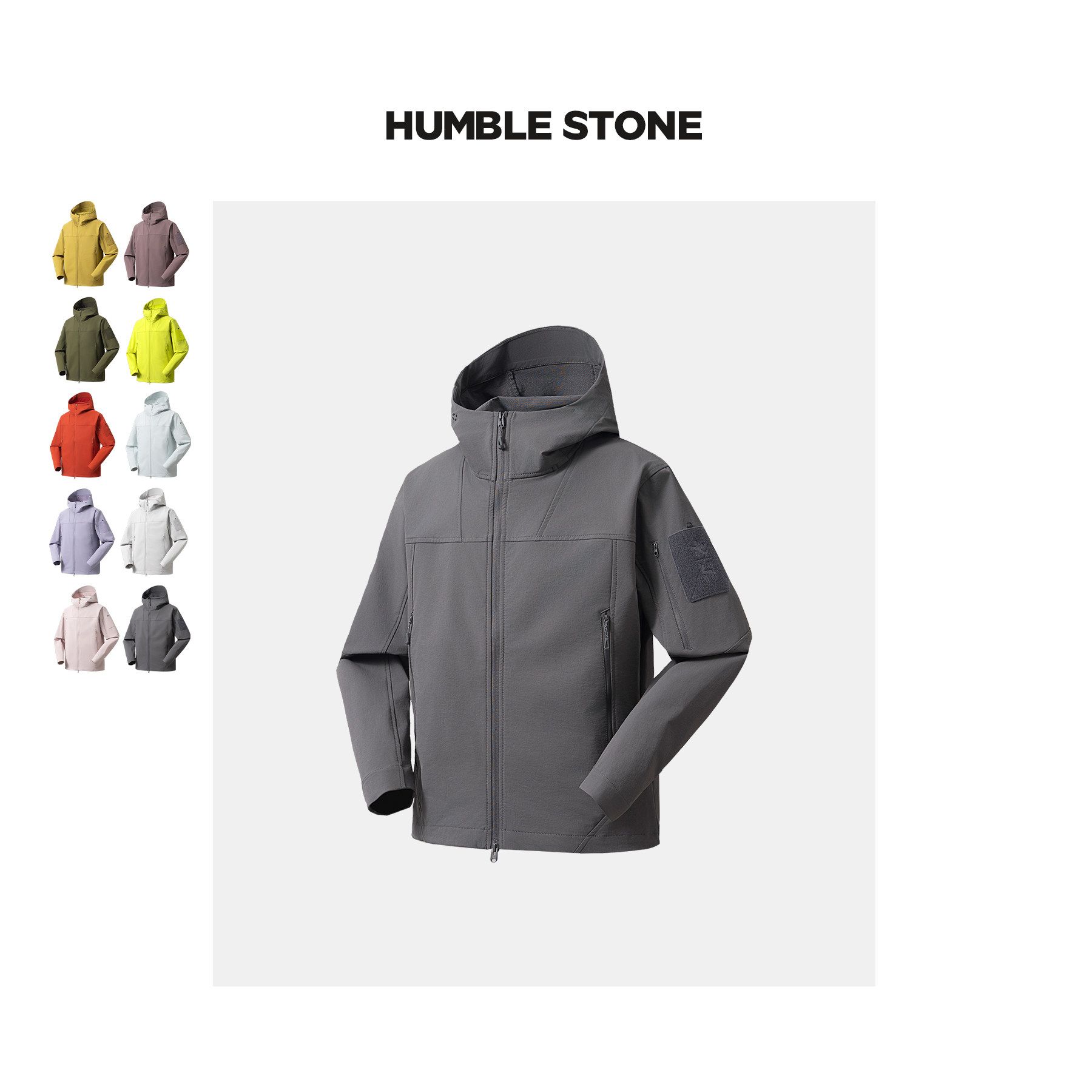 悍石 HUMBLE STONE悍石驭峰.战术2.0户外透气软壳冲锋夹克外套26003 119.89元 - 美泡泡
