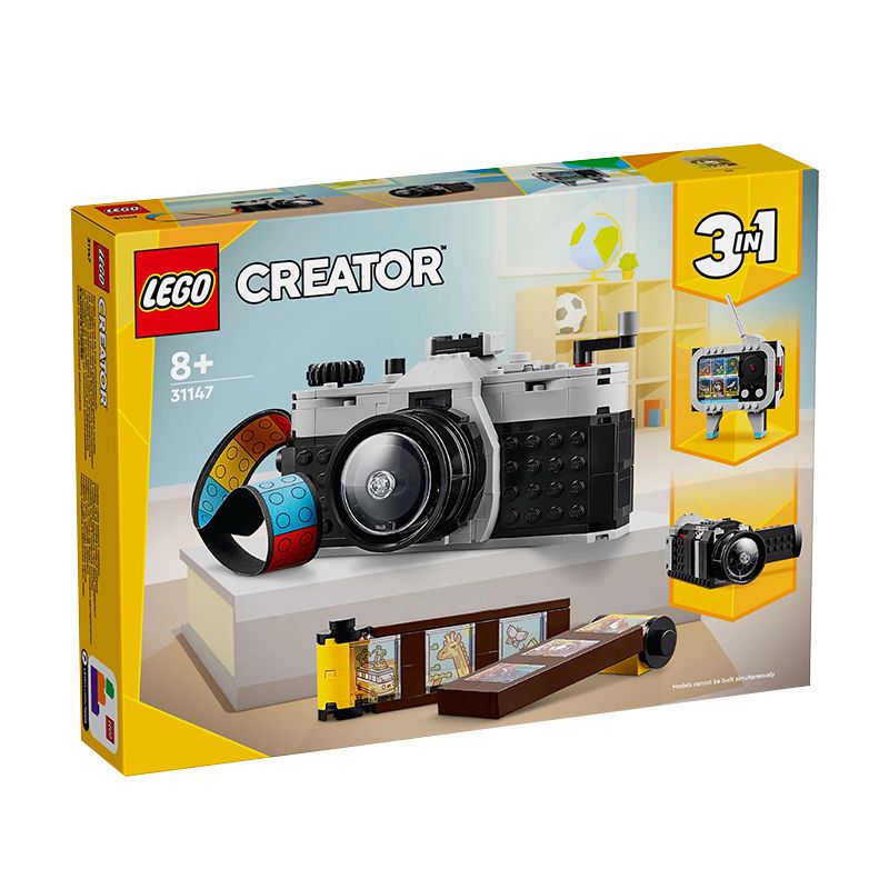 LEGO 乐高 创意百变3合1系列 31147 复古相机 124.74元