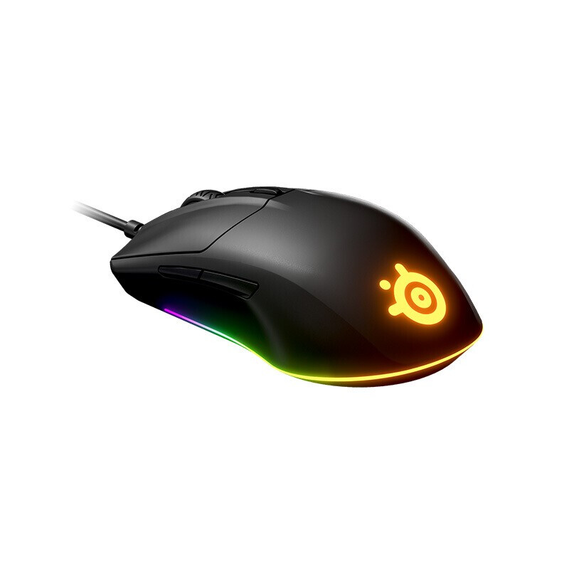 Steelseries 赛睿 Rival 3 有线鼠标 8500DPI RGB 黑色 169元