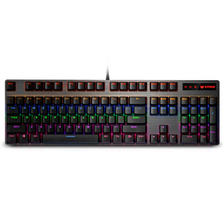 RAPOO 雷柏 V500PRO 104键 有线机械键盘 黑色 雷柏红轴 混光 76.51元（需用券）