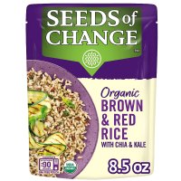 SEEDS OF CHANGE 有机即食糙米和红米 8.5oz 12包 $28.36