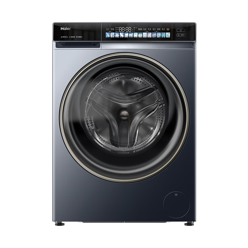 618预售、PLUS会员：Haier 海尔 滚筒洗衣机全自动 洗烘一体机 10公斤 精华洗2.0
