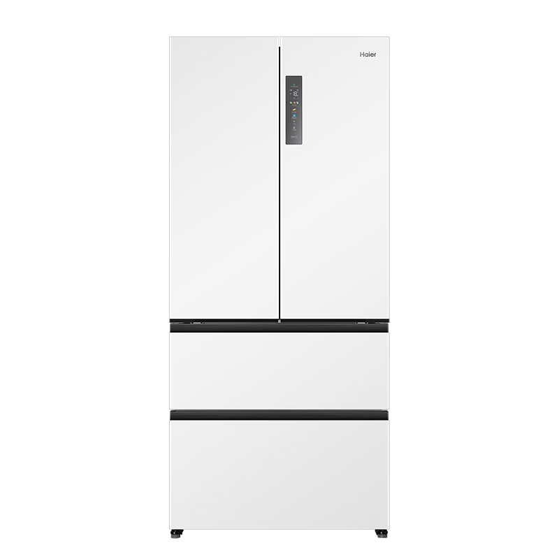 再降价、预售、PLUS会员：Haier 海尔 BCD-500WGHFD4DW9U1 风冷多门冰箱 500L 月莹白 