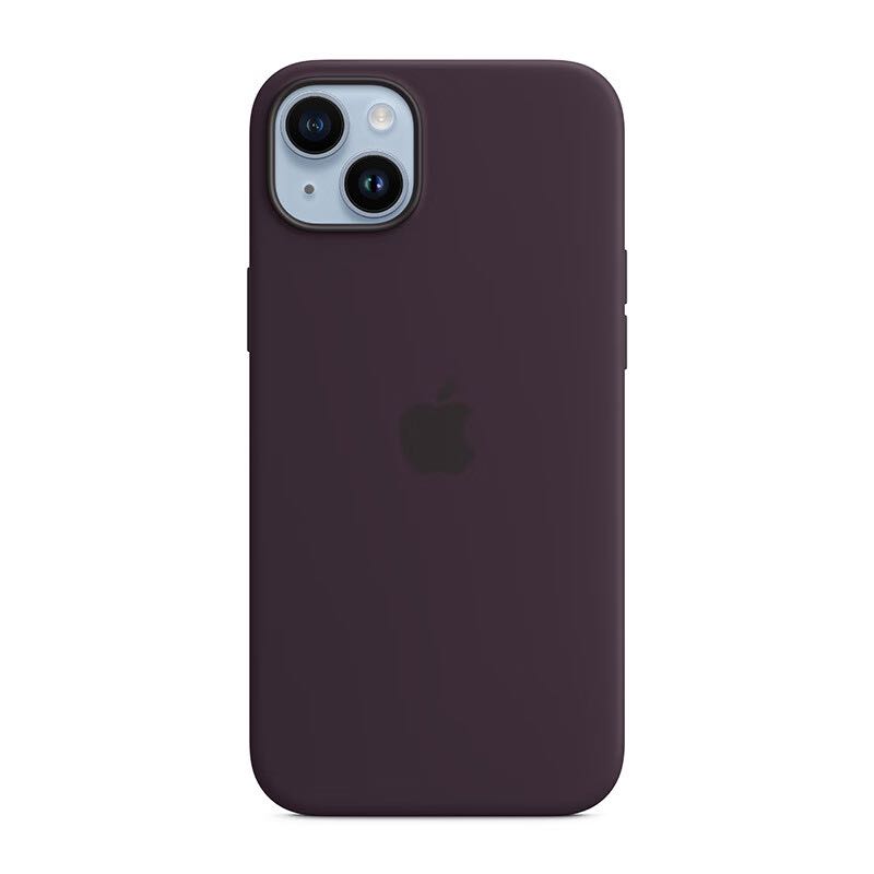 Apple 苹果 iPhone 14 Plus 专用 MagSafe 硅胶保护壳 iPhone保护套 - 莓果紫色 保护套 