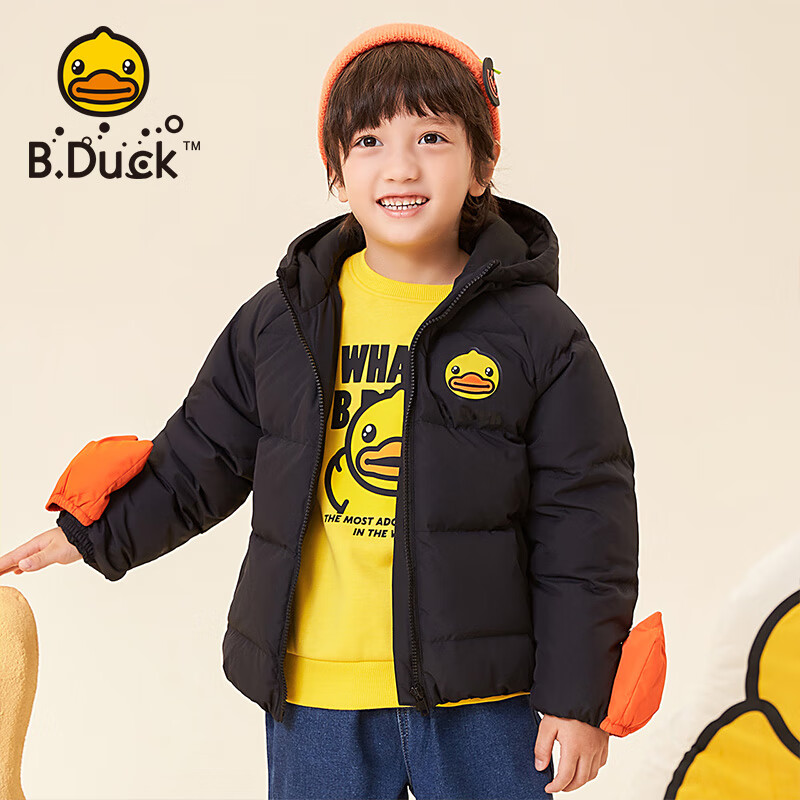 PLUS会员：B.Duck 小黄鸭 儿童加厚羽绒服 111.99元（双重优惠）