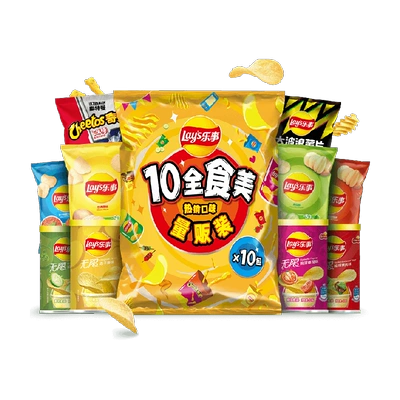 8VIP：Lay’s 乐事 薯片10全食美大礼包 410g×1包 *3件 83.31元（合27.77元/件）