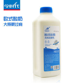 店铺超值活动：今时代（JIN SHI DAI） 欧式原味儿童早餐酸牛奶 低温风味酸牛奶家庭装 910g*2瓶 *3件 45.6元（需用券，合15.2元/件）