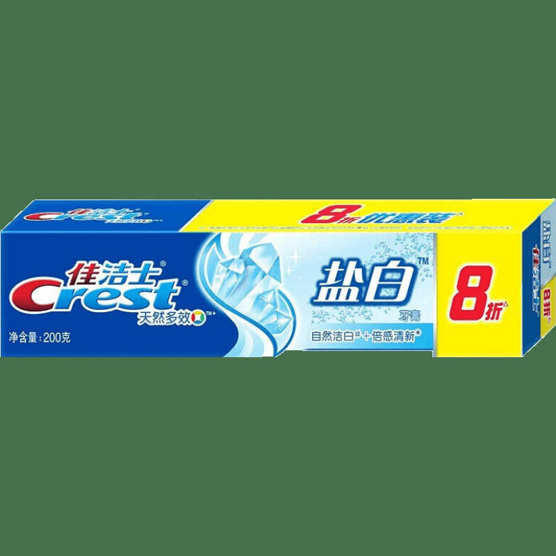 crest佳洁士盐白牙膏清凉薄荷香型盐白200gx2149元