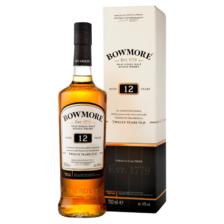 京东PLUS：BOWMORE 波摩 12年 单一麦芽苏格兰威士忌 40﹪vol 700ml 186.61元包邮