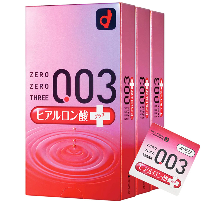 冈本 003透明质酸安全套 30只（10只*3盒） 109.25元