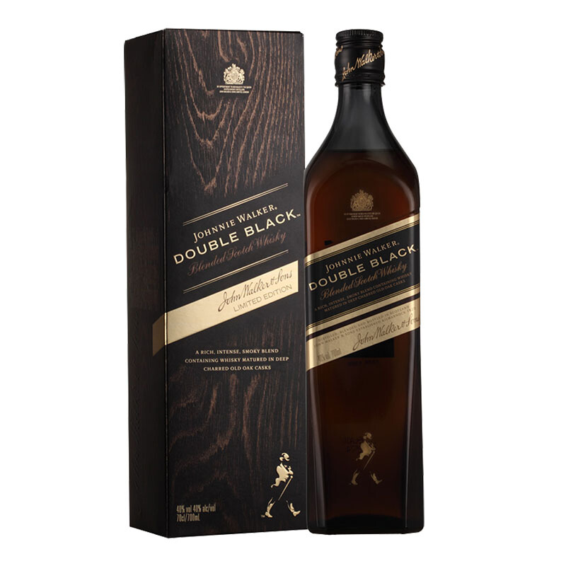 尊尼获加 黑牌 醇黑 调和 苏格兰威士忌 40%vol 700ml 168元（需买2件，需用券）