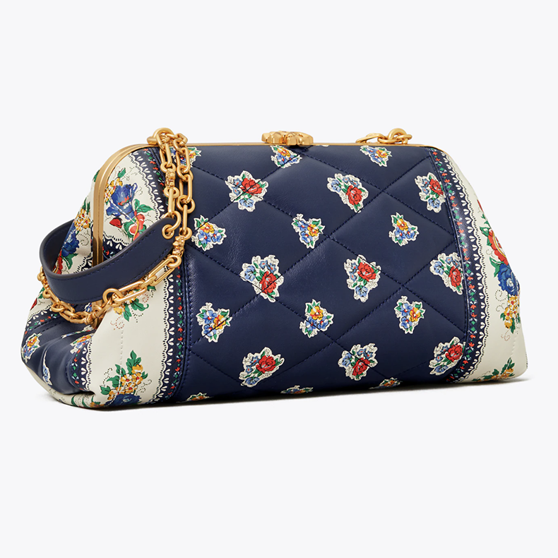Toryburch 汤丽柏琦 春夏时装秀 Cleo Quilted Floral Bag 364美金用码52折 约合2572元 须转运 Tory Burch 逛丢 实时同步全网折扣