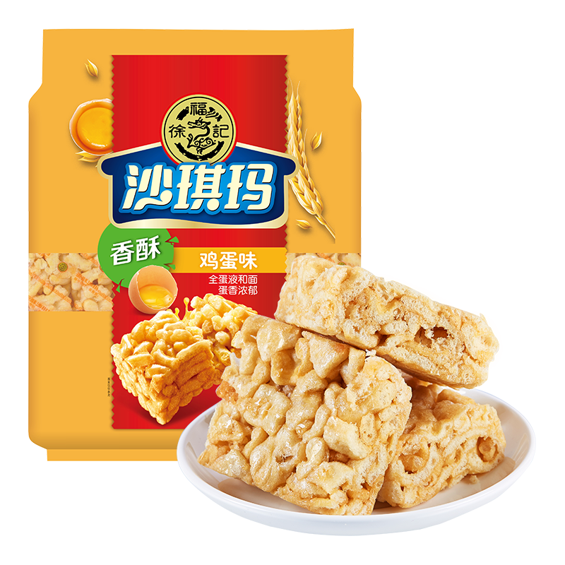 plus会员：徐福记香酥鸡蛋味沙琪玛768g/袋*4件 42.56元（需领券，合10.64元/件