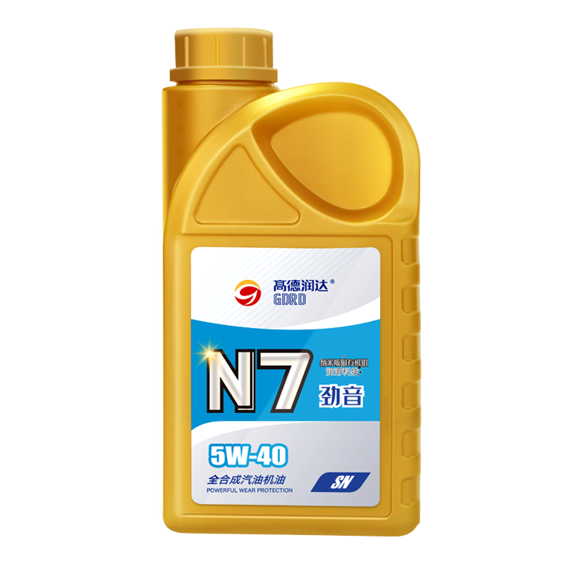 高德润达机油全合成机油 汽车保养汽机油润滑油 N7系列 SN级 5w-40 1L 18.32元包
