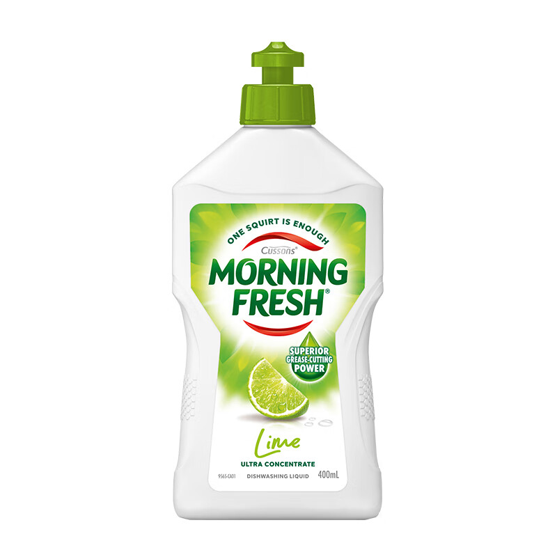 MORNING FRESH 浓缩洗洁精 400ml 青柠 23.8元（弹券12.61元）