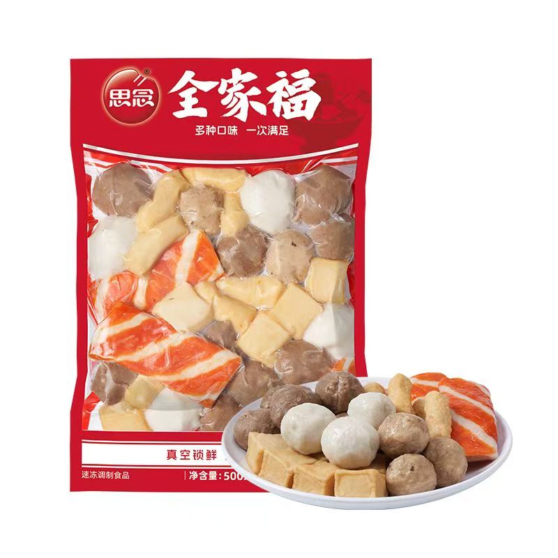 思念 火锅丸料组合全家福 500g（丸子任选6件） 9.98元（需买5件，需用券）