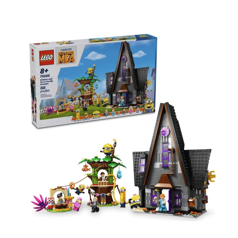 LEGO 乐高 影视游戏系列 75583 小黄人和格鲁的豪宅 899元（需付定金50元，30日20点支付尾款）