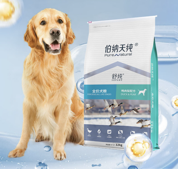 Pure&Natural 伯纳天纯 舒纯系列 鸭肉全犬全阶段狗粮 12kg