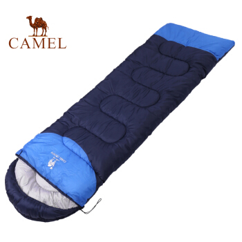 CAMEL 骆驼 睡袋成人 户外旅行便携秋冬季加厚露营防寒单人隔脏睡袋A8W03006 12