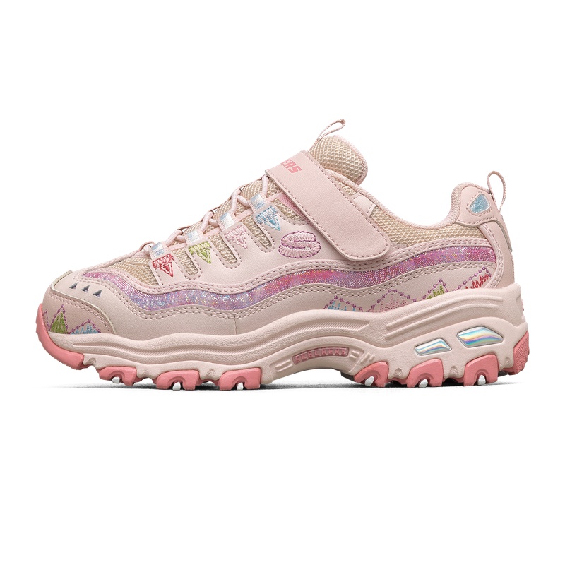 88VIP：SKECHERS 斯凯奇 儿童熊猫鞋女童运动鞋秋冬款舒适老爹鞋 241.3元（需用