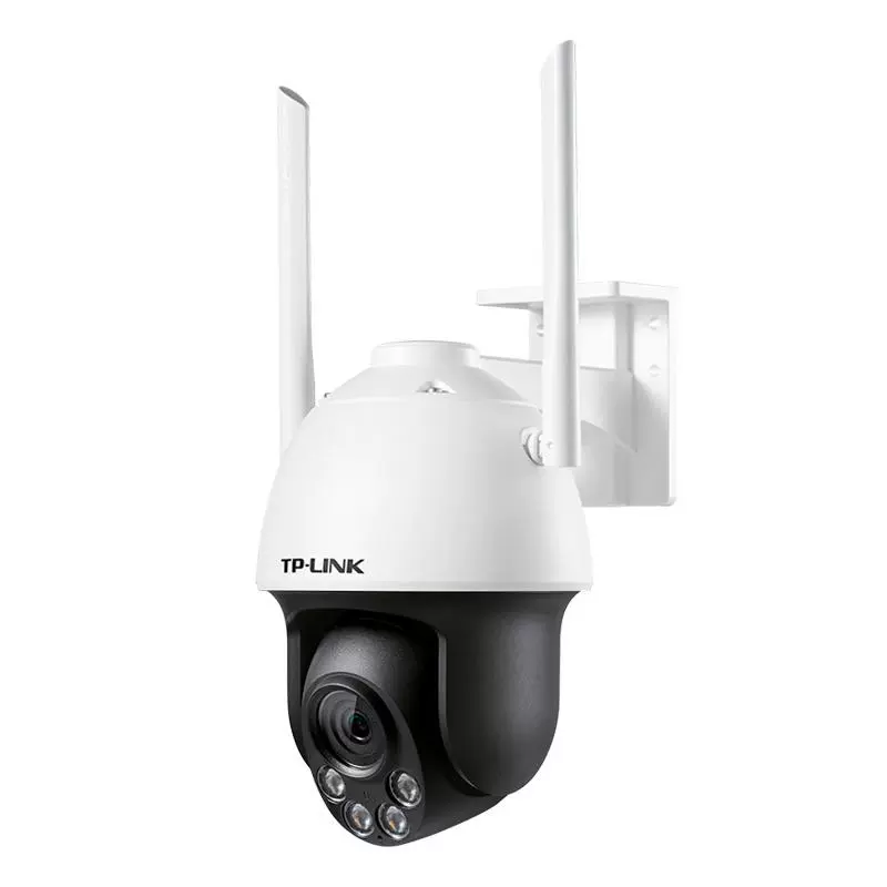 TP-LINK 普联 300万4G全网通网络监控摄像头室外防水球机全彩夜视360度全景智