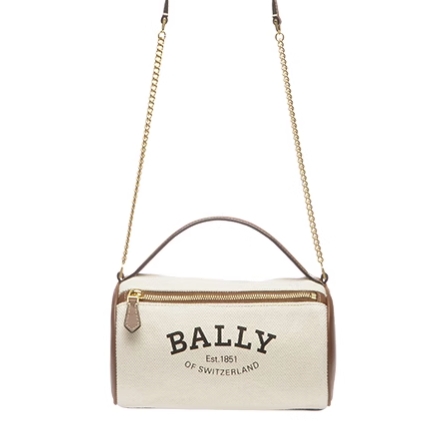 BALLY 巴利 夏新款女士波士顿包CALYN.ST帆布包手提斜挎包 845.03元（需用券）