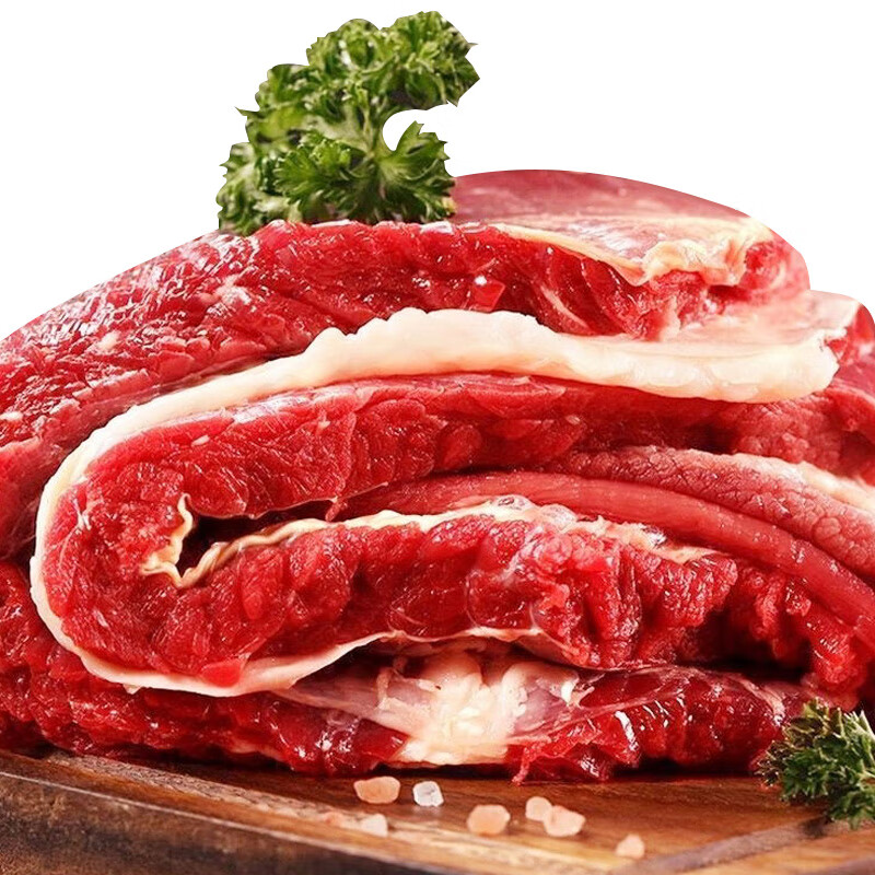 果勋 牛腩肉2kg原切牛肉新鲜整块生鲜冷冻食材火锅烧烤家常菜 94.69元