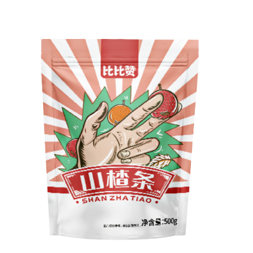 bi bi zan 比比赞 山楂条 500g 4.9元（需用券）