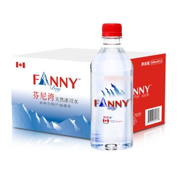 FANNYBAY 芬尼湾 加拿大进口饮用天然水500ml*12瓶弱碱性小瓶会议室办公高端矿