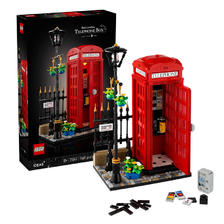 LEGO 乐高 IDEAS系列男女拼装积木玩具生日送人礼物 21347伦敦红色电话亭 600.98