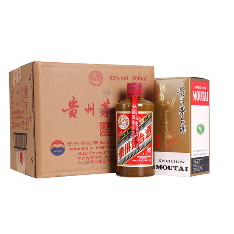 MOUTAI 茅台 精品飞天 53度 2024年 500mL 6瓶 原箱 18424.51元（需用券）