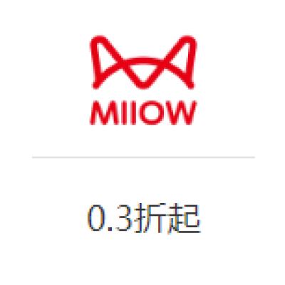 促销活动：唯品会 新春年货节 猫人MiiOW专场 全场0.3折起 全场0.3折起