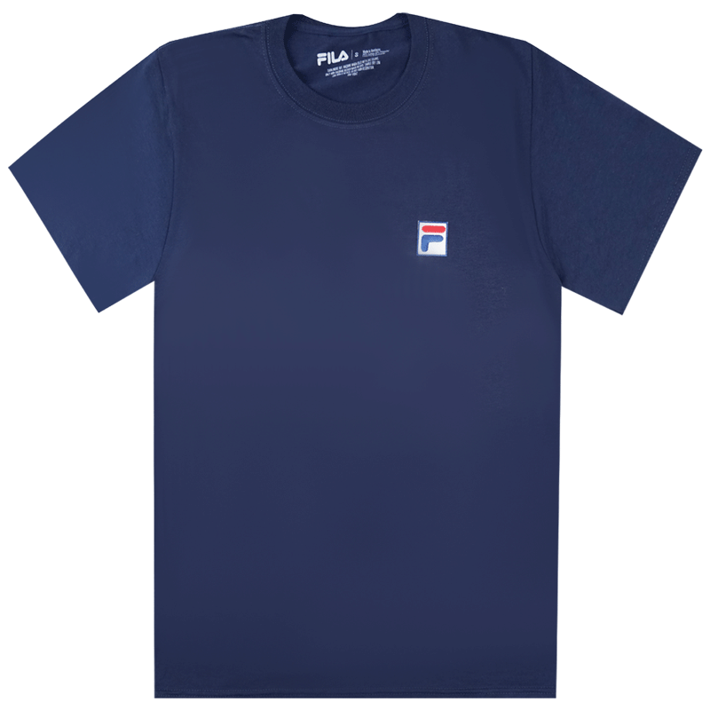 PLUR会员：FILA 斐乐 男女同款短袖T恤 海军蓝色 95.52元包邮