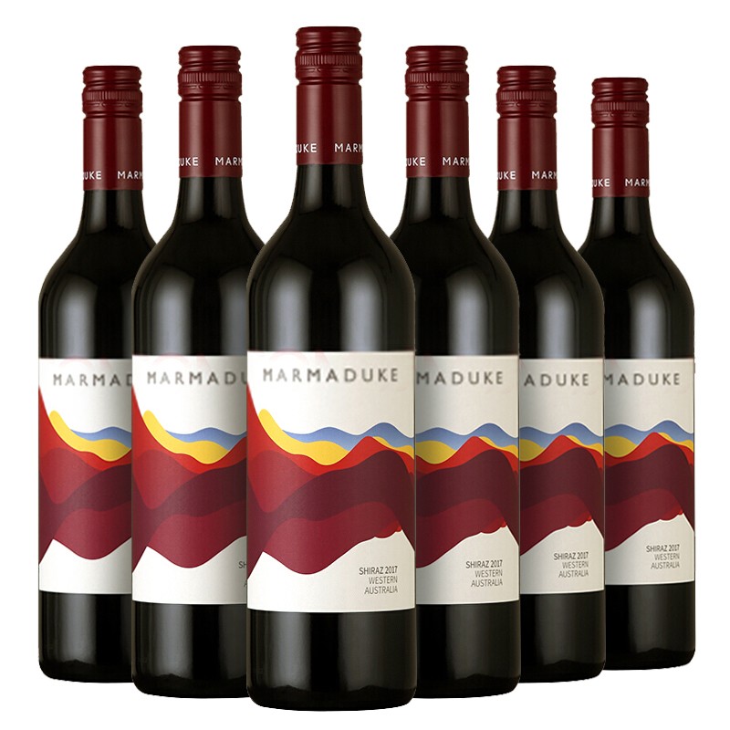 LAMOUR 拉慕城堡 玛杜克(MARMADUKE)西澳大利亚进口西拉设拉子干红葡萄酒 750ml 6