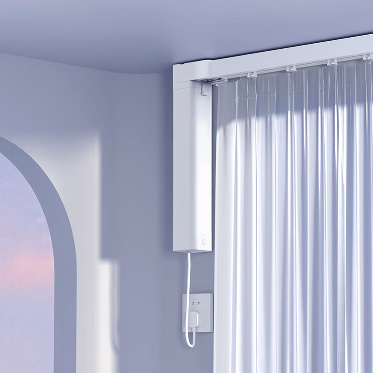Aqara 绿米联创 智能窗帘电机（Zigbee版） 单轨套装窗帘电机+3米内直轨+安装(