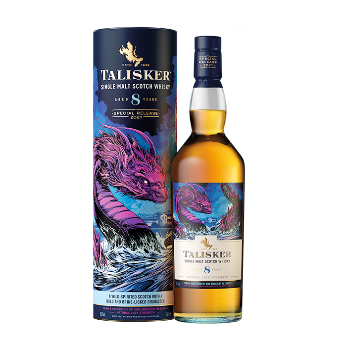 TALISKER 泰斯卡 8年 2021年 SR限量版 单一麦芽 苏格兰威士忌 700ml 礼盒装 599元