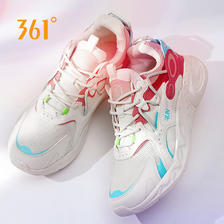 361° 361女鞋运动鞋2023夏季新款休闲跑步鞋时尚网面透气女款跳舞鞋子 119元