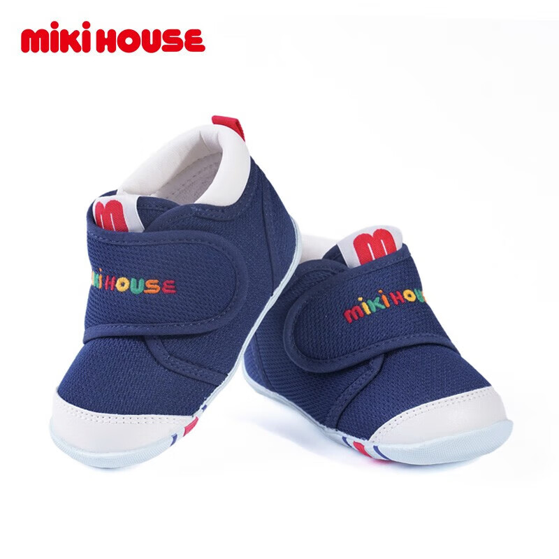 MIKI HOUSE MIKIHOUSE学步鞋 藏蓝色 12cm 275.8元（需用券）