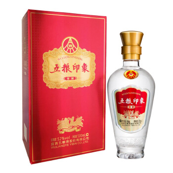 五粮液 WULIANGYE 五粮印象 精制 52度 浓香型白酒 500ml 19.9元