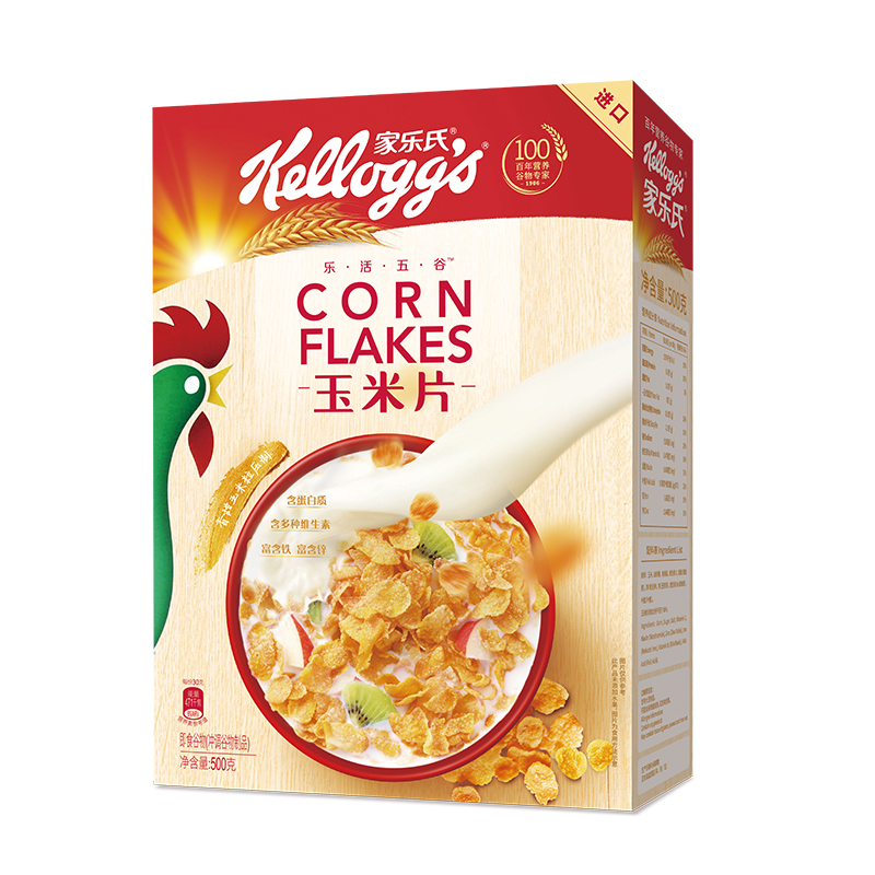 Kellogg's 家乐氏 乐活五谷 玉米片 500g 24.9元（需用券）