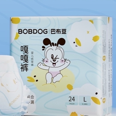 88VIP：BoBDoG 巴布豆 嘎嘎裤 纸尿裤 L24（尺码任选） 11.88元（需用券）