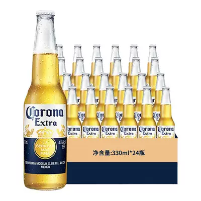 世界五大啤酒品牌之一！百威英博 CORONA科罗娜 墨西哥风味啤酒330ml*24瓶 券