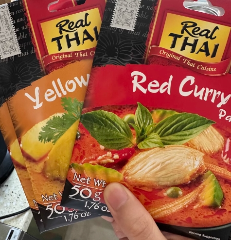 Real THAI 丽尔泰 冬阴功/黄/青/红咖喱酱 50g ￥3.75