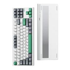 MC 迈从 GX87 铝坨坨客制化三模机械键盘 云山绿-雾蓝轴 299元