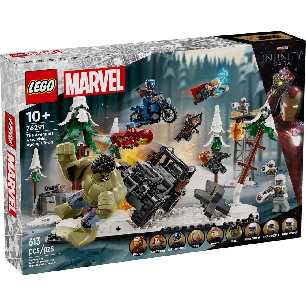 LEGO 乐高 积木 超级英雄 76291复仇者集结奥创纪元 新品拼装玩具生日礼物 723.