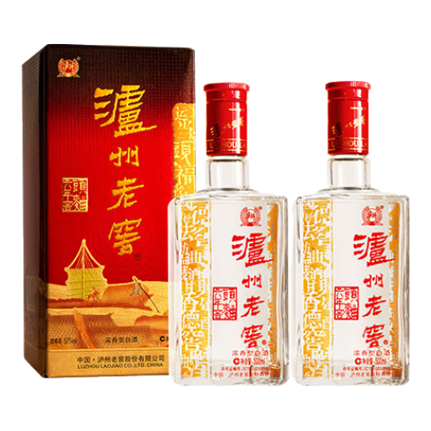 泸州老窖六年窖头曲 浓香型白酒52度 500mL 2瓶 133元（概率券15+返2000京豆后）