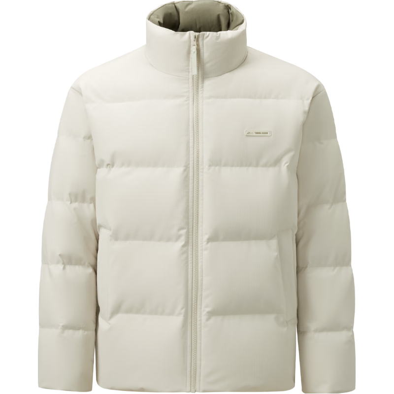 海澜之家 羽绒服男25立领石墨烯保暖挺括外套男冬季 米白99 S 165/84A 114~124斤 