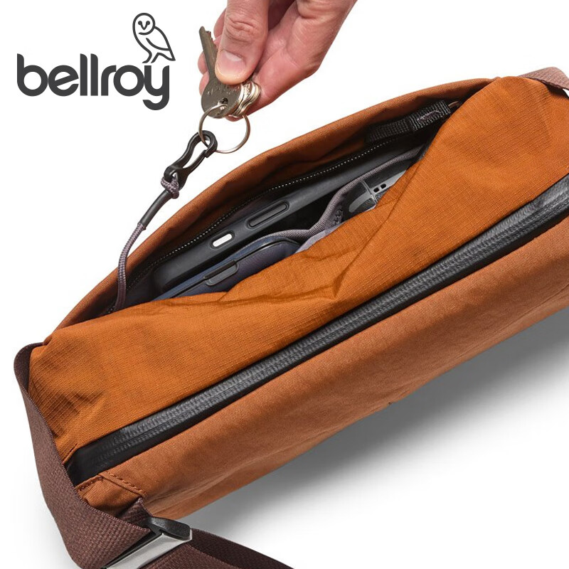 bellroy 贝罗依 澳洲Venture Sling Mini 6L迷你胸包 枫叶棕6L 793.66元