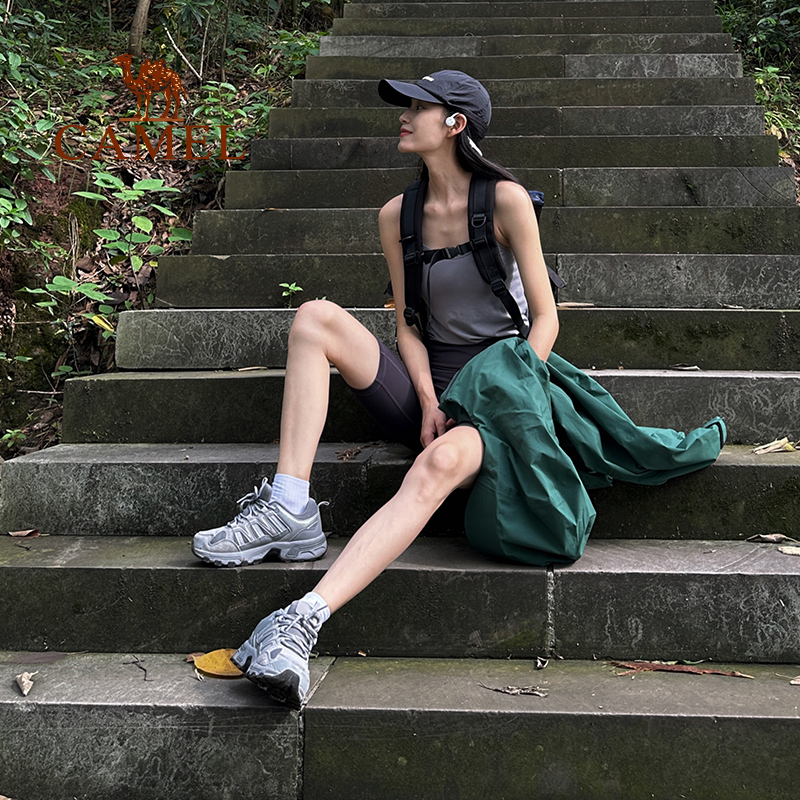 88VIP：骆驼 女鞋夏季透气舒适耐磨徒步鞋轻软吸汗干爽缓震登山鞋男鞋 189.05